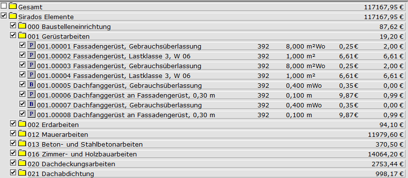 LV als Basumstruktur